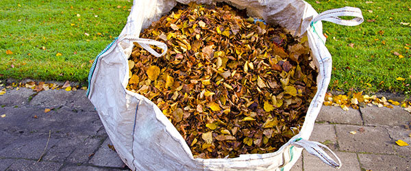 big bag feuilles ramassage dechets du jardin