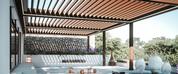 pergola bioclimatique retractable