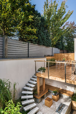 prix terrasse bois etage