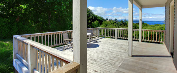 terrasse sur pilotis bois